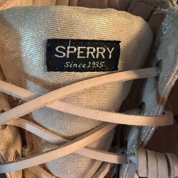 SPERRY Duck Boots in Saltwater Metallic Pink Women's Size 5 - Picture 7 of 7